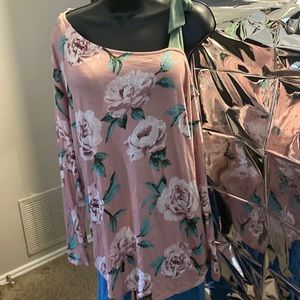 Nwt 3x floral blouse